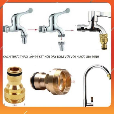 Vòi Xịt️Evoucher Bộ dây vòi xịt nước rửa xe, tưới cây , tăng áp 3 lần, loại 15m 206319 cút sập,nối nhựa đen+  đai