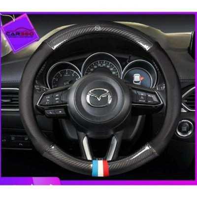 ️ĐỦ HÃNG️ Bọc Vô Lăng D Cut Cacbon Phối Da Thoáng Khí Kèm Sọc  Đỏ Thể Thao