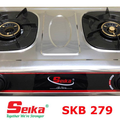 Bếp Gas Đôi Toàn Thân Inox Seika SKB279 - Hàng Chính Hãng