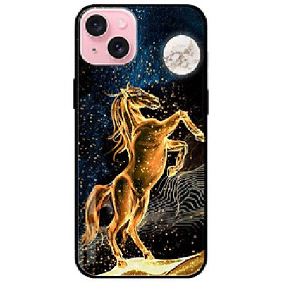 Ốp lưng dành cho Iphone 15 - Iphone 15 Plus - Iphone 15 Pro - Iphone 15 Pro Max - Chú Ngựa Vàng - Hàng Chính Hãng