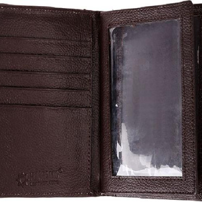 Ví Passport Huy Hoàng da cá sấu màu nâu đất HT9205