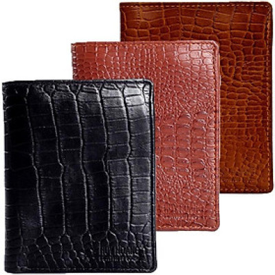 Ví nam da bò vân cá sấu Huy Hoàng kiểu đứng màu da, đen, nâu HC2119-20-21