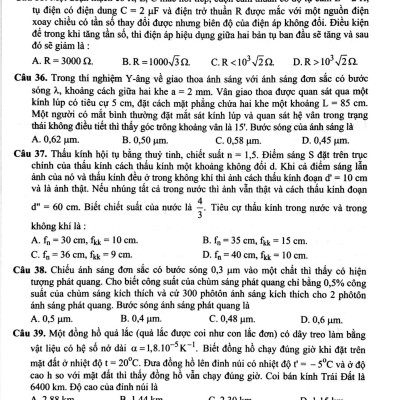Bộ Đề Trắc Nghiệm Luyện Thi THPT Quốc Gia 2020 - Khoa Học Tự Nhiên - Tập 2 - Tái Bản