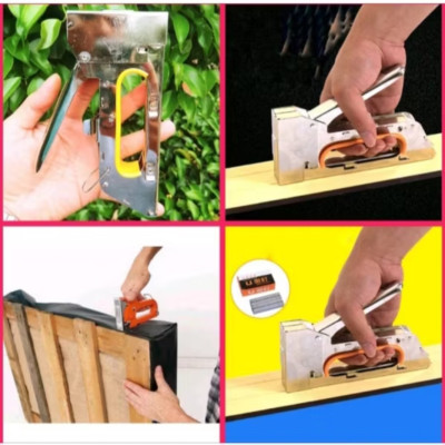 BỘ DỤNG CỤ BẤM ĐINH GHIM CẦM TAY TẶNG HỘP GHIM BẤM CAO CẤP