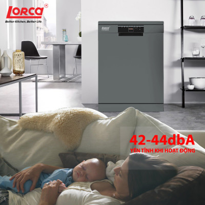 Máy Rửa Bát 13 Bộ LORCA LF 3E7DWS-05 Hàng Nhập Khẩu Nguyên Chiếc Thổ Nhĩ Kỳ Chính Hãng Cao Cấp