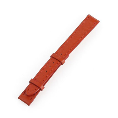 Dây đồng hồ da bò nhiều size màu cam HJ8106-20-34 