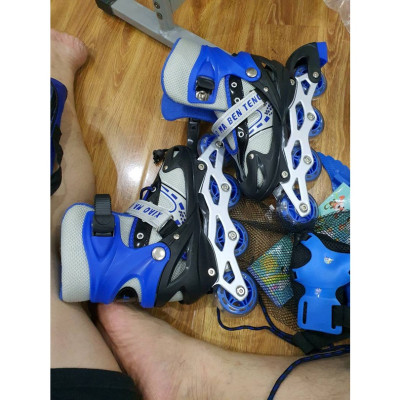 [TẶNG BẢO HỘ TAY CHÂN] Giày Trượt Patin Centosy Có Bánh Đèn Phát Sáng, Chỉnh Được Size