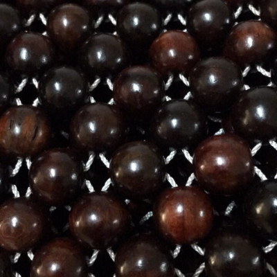 Đệm Lót Ghế Xe Ô Tô Hạt Gỗ Mun Cao Cấp ( video , hình thật )