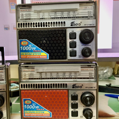 ĐÀI RADIO Fp 310BT-tấm pin năng lượng mặt trời Xuất xứ Nhật Bản Mẫu Mới Nhất quà tặng giành cho người thân yêu-Hàng Chính Hãng