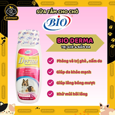 Sữa tắm Bio Derma Ngừa Ghẻ, Nấm Da, Xà Mâu, Bệnh Ngoài Da cho Chó