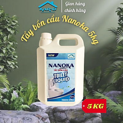 Tẩy bồn cầu Nanoka 5kg, Tẩy sạch các vết bẩn nhà tắm, bồn cầu, không gây mùi khó chịu