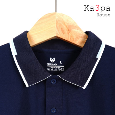 Áo Thun Polo Casual GUMAN Deep Blue GDB112