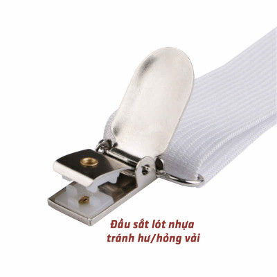 Combo Bộ 4 Đai Kẹp 2 Đầu KẸP SẮT CẢI TIẾN Giúp Cố Định Ga Drap Trải Giường