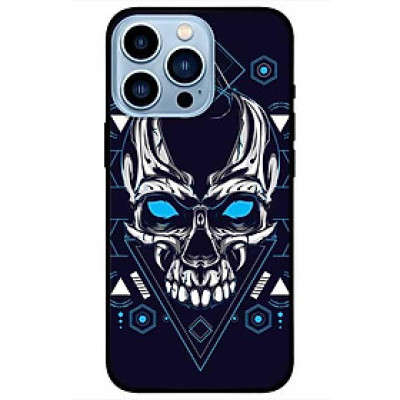 Ốp lưng dành cho Iphone 13 Mini - Iphone 13 - Iphone 13 Pro - Iphone 13 Pro Max - Đầu Lâu Mắt Xanh