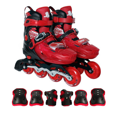 Giày Patin 8 Bánh Phát Sáng Centosy Cougar 333 Cho Trẻ Em, Patin Có Phanh, Patin Có Nút Chỉnh Size