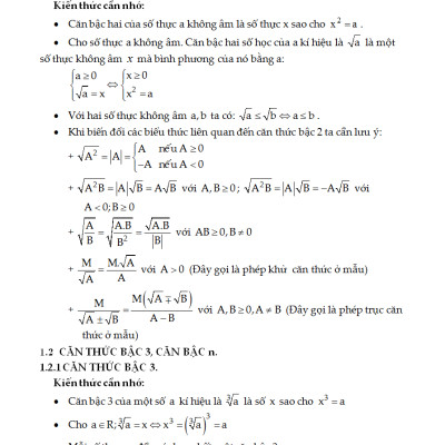 Các Chuyên Đề Bồi Dưỡng Học Sinh Giỏi Đại Số Lớp 9