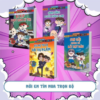 Sách - Truyện Tranh Lớp Học Xả Stress - Cánh Cổng Xuyên Không Gian - Megabook