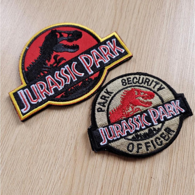 Patch_miếng dán velcro vải Jarussic Park công viên khủng long