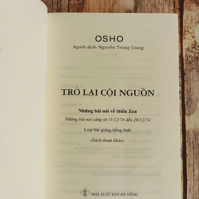 Osho - Trở Lại Cội Nguồn