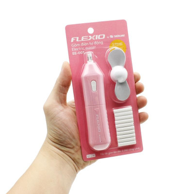 Gôm Điện Tự Động Flexio - Thiên Long EE-00 - Màu Hồng