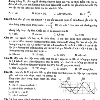 Bộ Đề Trắc Nghiệm Luyện Thi THPT Quốc Gia 2020 - Khoa Học Tự Nhiên - Tập 2 - Tái Bản