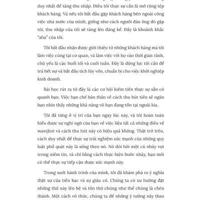 Nghệ Thuật Manifest Tiền Bạc - 15 Phương Pháp Thu Hút Sự Giàu Có, Thành Công Và Thịnh Vượng