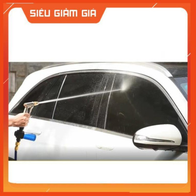 Bộ dây vòi xịt nước rửa xe, tưới cây . tăng áp 3 lần, loại 20m 206701 đầu đồng,cút đồng,+ tặng mở chai