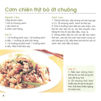 Những Món Cơm Đặc Sắc (Tái Bản)