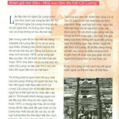 Câu Chuyện Cải Lương Thật Và Đẹp