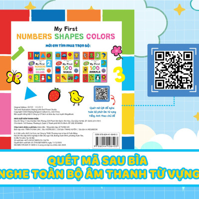 My First Numbers-Shapes-Colors - Con Số, Hình Khối, Màu Sắc - Bìa Cứng