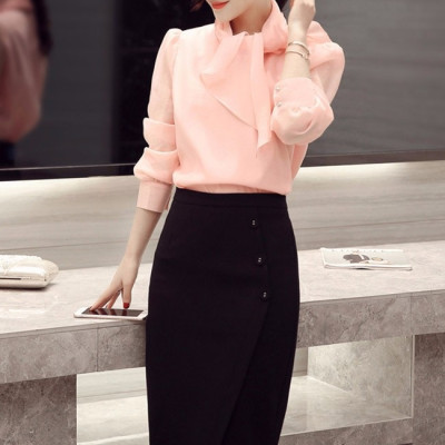 Chân Váy Bút Chì Phối Nút