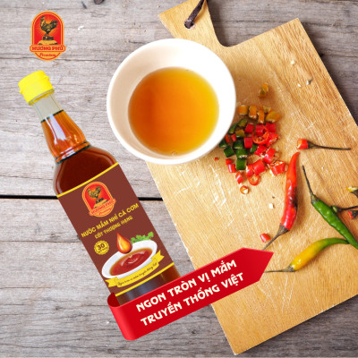 Nước mắm nhỉ cá cơm Hương Phú 30 độ đạm 510ML - Cốt Thượng Hạng - Hàng chính hãng