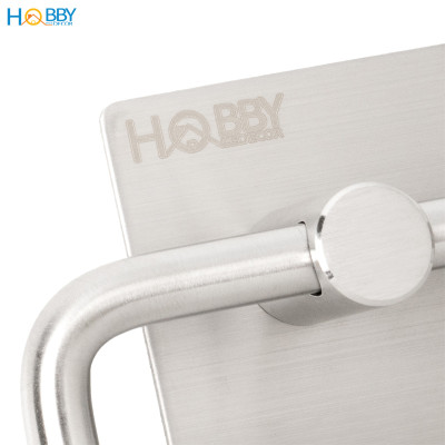 Giá treo cuộn giấy vệ sinh inox 304 dán tường Hobby home decor G1