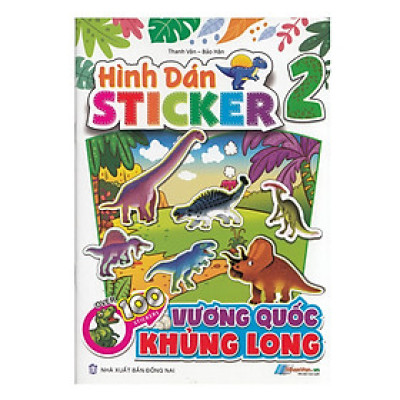 Hình Dán Stickers - 100 Stickers Vương Quốc Khủng Long - Tập 2