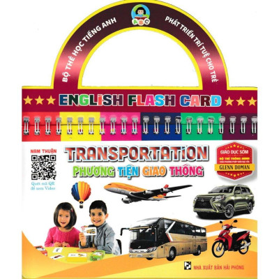 Sách - Bộ Thẻ Học Tiếng Anh - Phát Triển Trí Tuệ Cho Trẻ - Combo 6 Cuốn - Hồng Ân