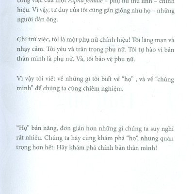 Sống Trong Thế Giới Đàn Ông