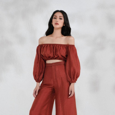 Áo Croptop Tay Bồng 2NDDATE TOP028FR