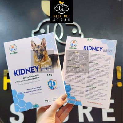 BOSSEN - KIDNEY Shield (dogs) Hỗ Trợ Chức Năng Thận cho Chó - Hộp 12 viên
