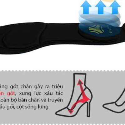 Combo 03 phụ kiện chuyên dùng mang giày cao gót êm chân (mũi tròn) - buybox - BBPK09-11-50