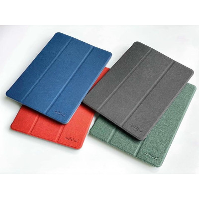 Case bao da chống sốc canvas cho iPad 10.2 inch 2020 / 2021 hiệu Mutural Yashi Series trang bị ngăn đựng bút, thiết kế tản nhiệt, hỗ trợ smartsleep - hàng nhập khẩu
