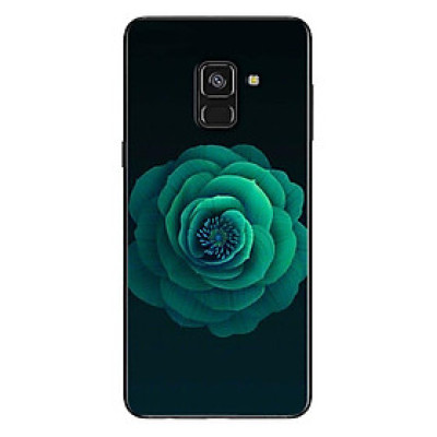 Ốp Lưng Dành Cho Samsung Galaxy A8 2018 - Hoa Xanh Lục