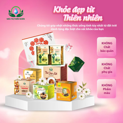 Trà Sâm Dứa Hoa Nhài Hộp 30 Túi Lọc Của Siêu Thị Thiên Nhiên