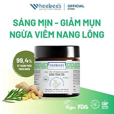 Gel Tẩy Da Chết Body Gừng Tràm Trà Heebee