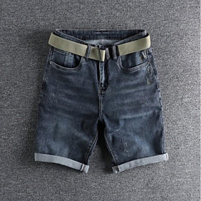 Quần short jean phong cách Retro