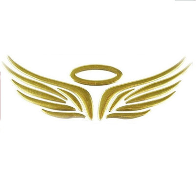 Tem Decal Dán Trang Trí Xe Ô Tô Xe Máy 3D Đôi Cánh Tiên Siêu Sang