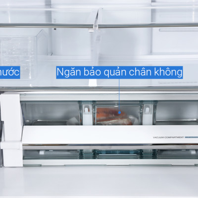 Tủ lạnh Hitachi Inverter 540 lít R-HW540RV(X) - Hàng chính hãng - Chỉ giao HCM