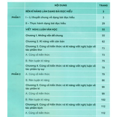 Sách - Câm Nang Ôn Luyện Thi THPT, Đại Học - Môn Ngữ Văn