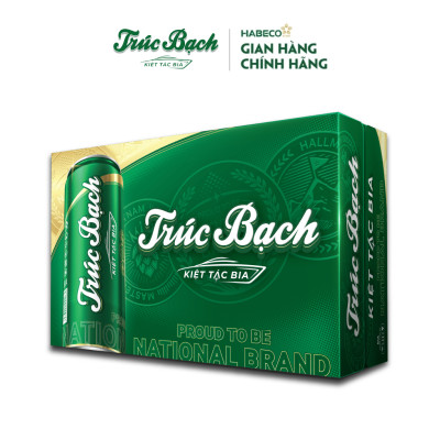 Bia Trúc Bạch - Thùng 24 lon 330ml