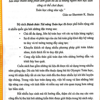 Đánh Thức Tài Năng Toán Học - Unleash The Maths Olympian In You! - Tập 4 (10-12 Tuổi) (Tái Bản 2023)