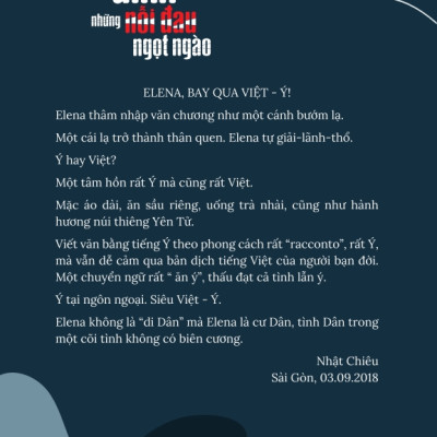 Gia đình, Những nỗi đau ngọt ngào - Elena Pucillo Truong - Trương Văn Dân